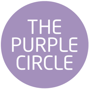 The purple circle appr