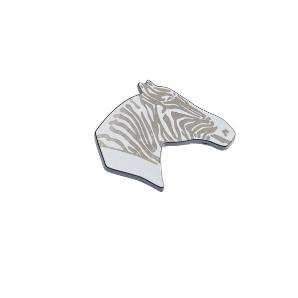 Pin Badge Zebra Head